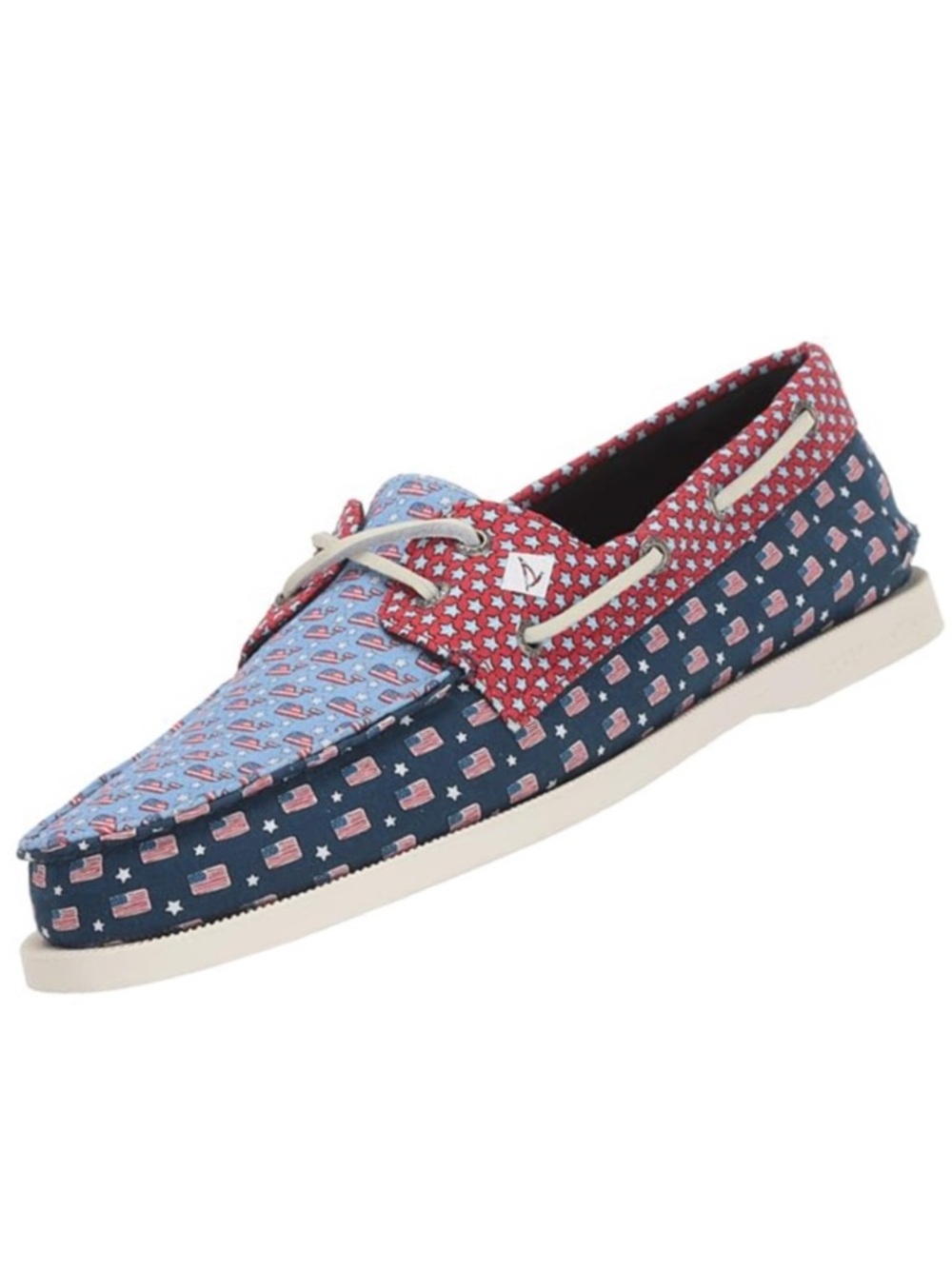 NWOT Vineyard Vines Sperry “Americana” patriotic top-sider Boat Shoes me…